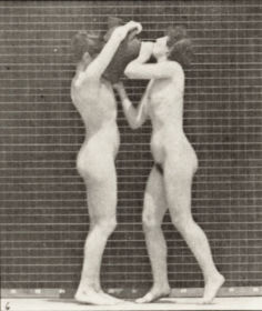 Plate 445 Woman drinking from the water jar on the shoulder of another — figure reference